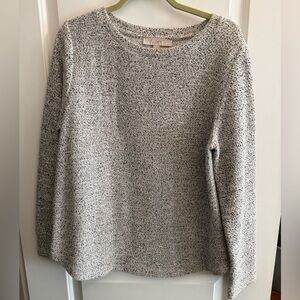 LOFT Women's Speckled Gray Sweater